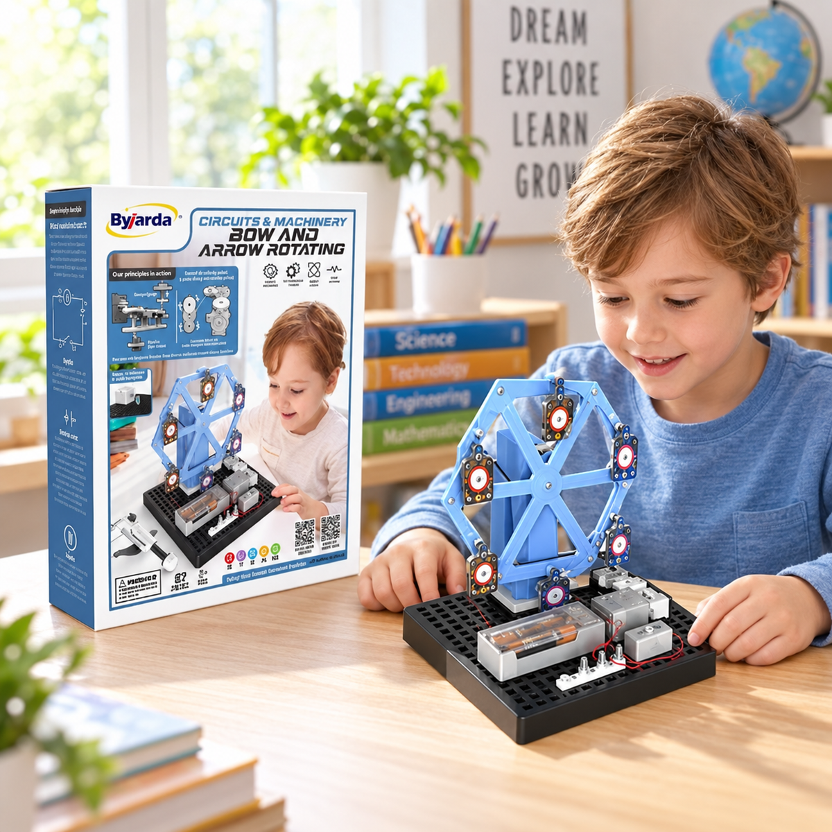 Bow & Arrow Rotating Toy