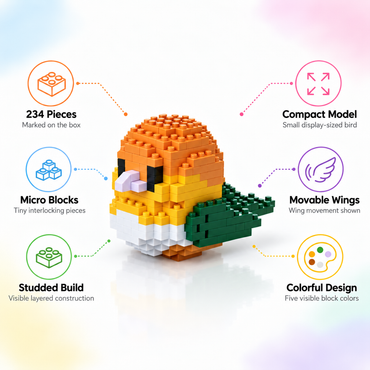 Mini Bird Building Block Set
