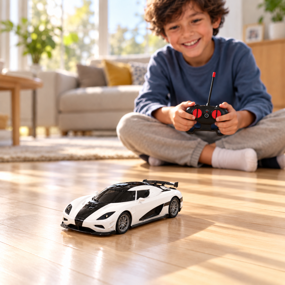 Remote Control High-Speed Racing Car for Kids – Rechargeable RC Sports Car