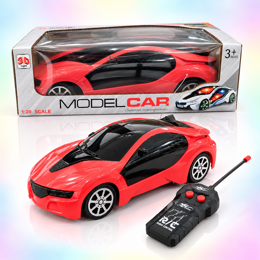 1:20 Remote Control Sports Car for Kids - 3D Light RC Car