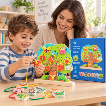 Logic Maze Lacing Game (Tree House)