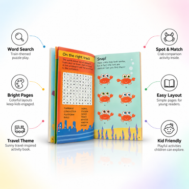 Fun in the Sun Activity Book - Travel Time for Kids