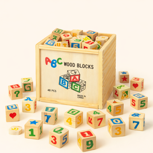 ABC Wood Blocks 27 Pcs