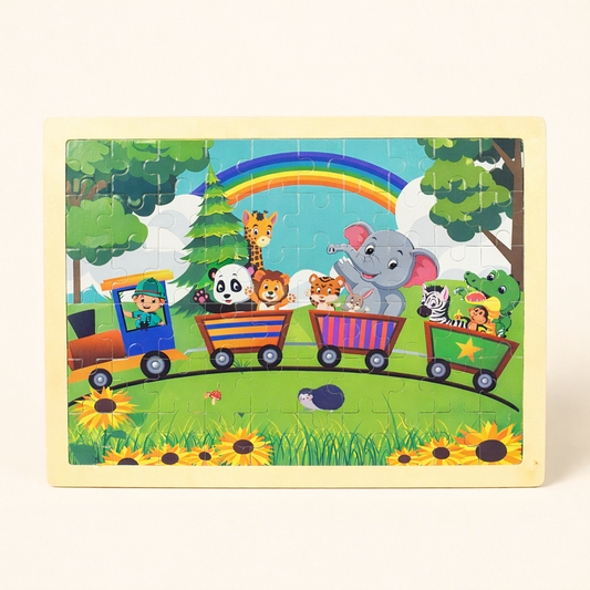 60Pcs Jigsaw Puzzle Set Wild Animals
