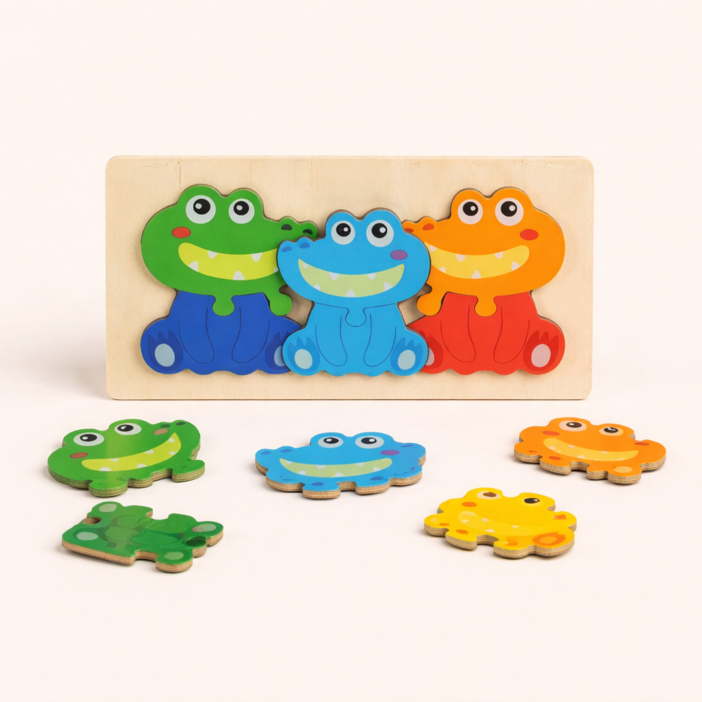 3D Puzzle Block Family Crocodile