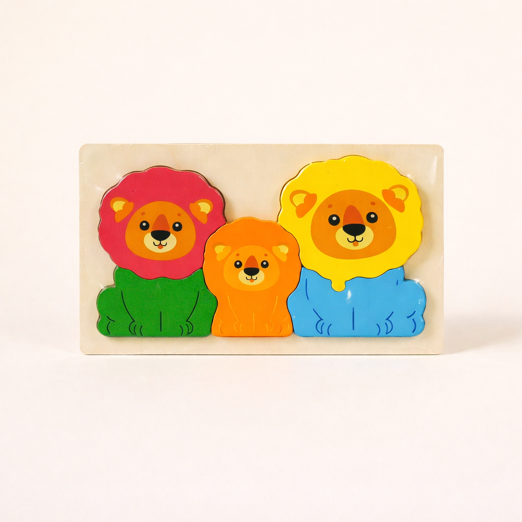 3D Puzzle Block Family Lion