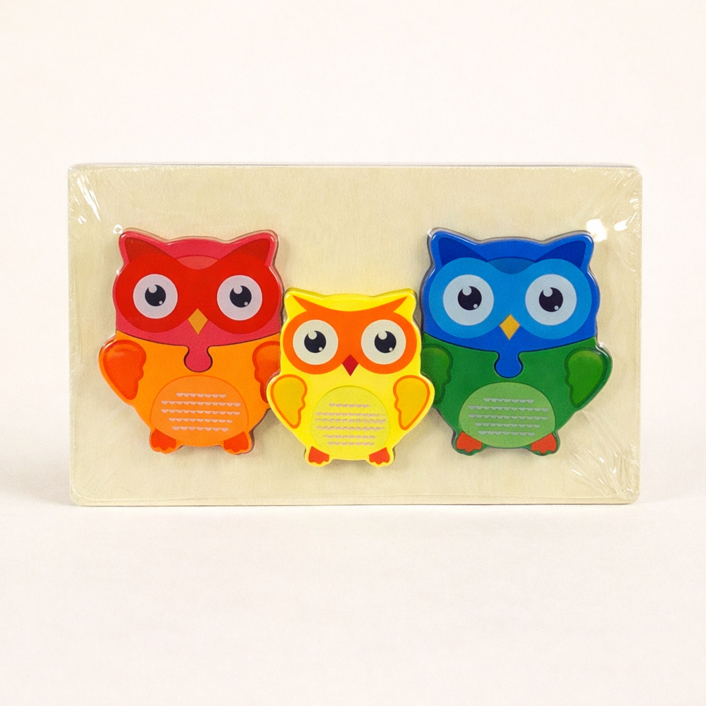 3D Puzzle Block Family Owl