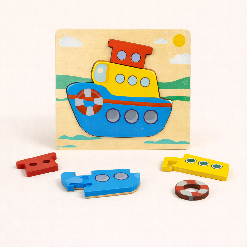 Single 3D Block Puzzle Ship