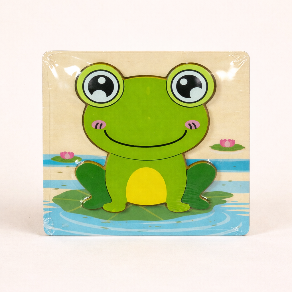 Single 3D Block Puzzle Frog
