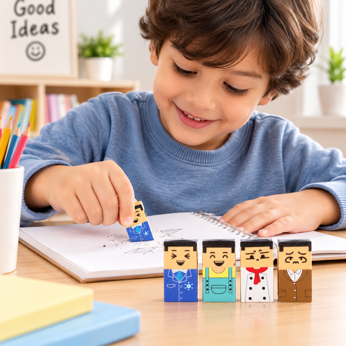 Character Erasers for Kids