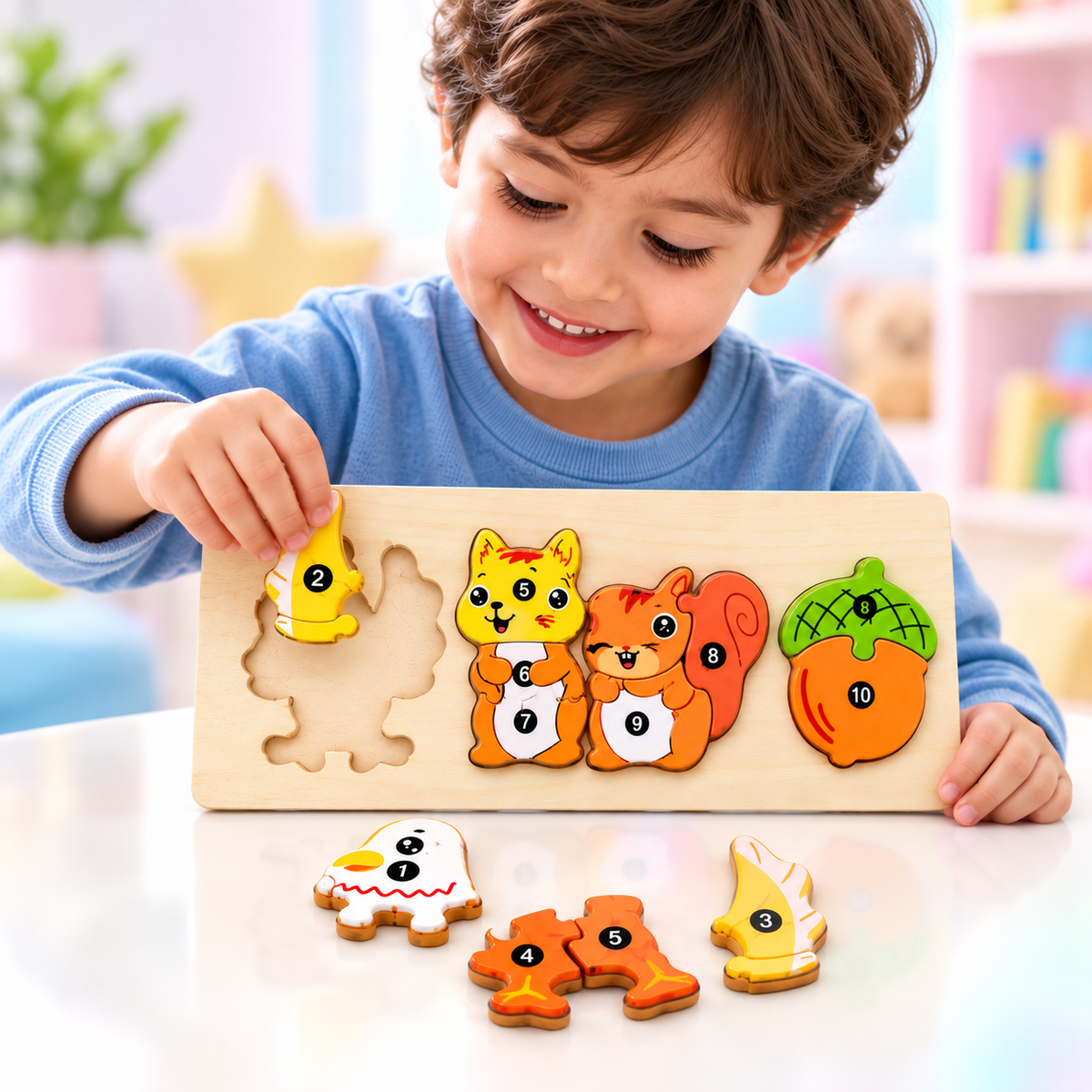 Wooden Animal 3D Puzzle
