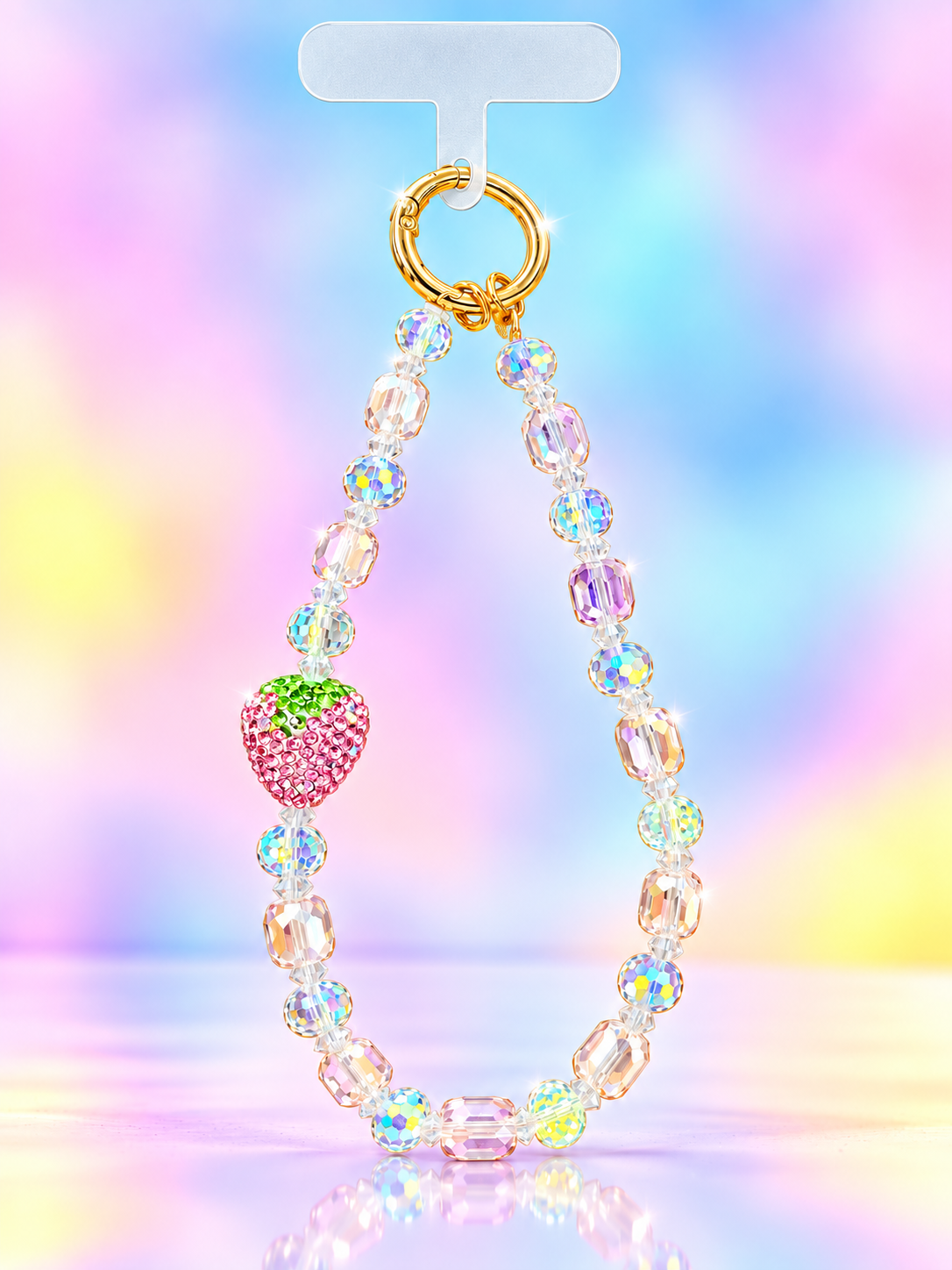 Strawberry Phone charm