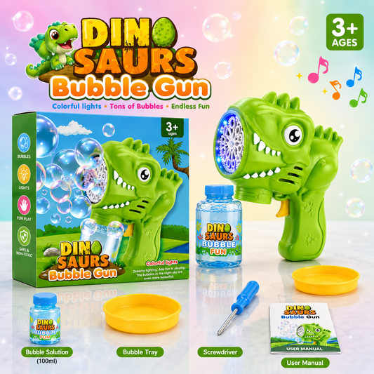 Dinosaurs Bubble Gun