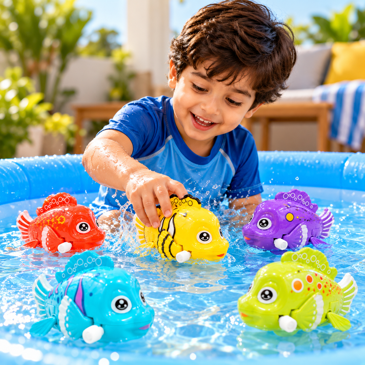 Marine Clown Fish Wind-Up Toy – Assorted Variations