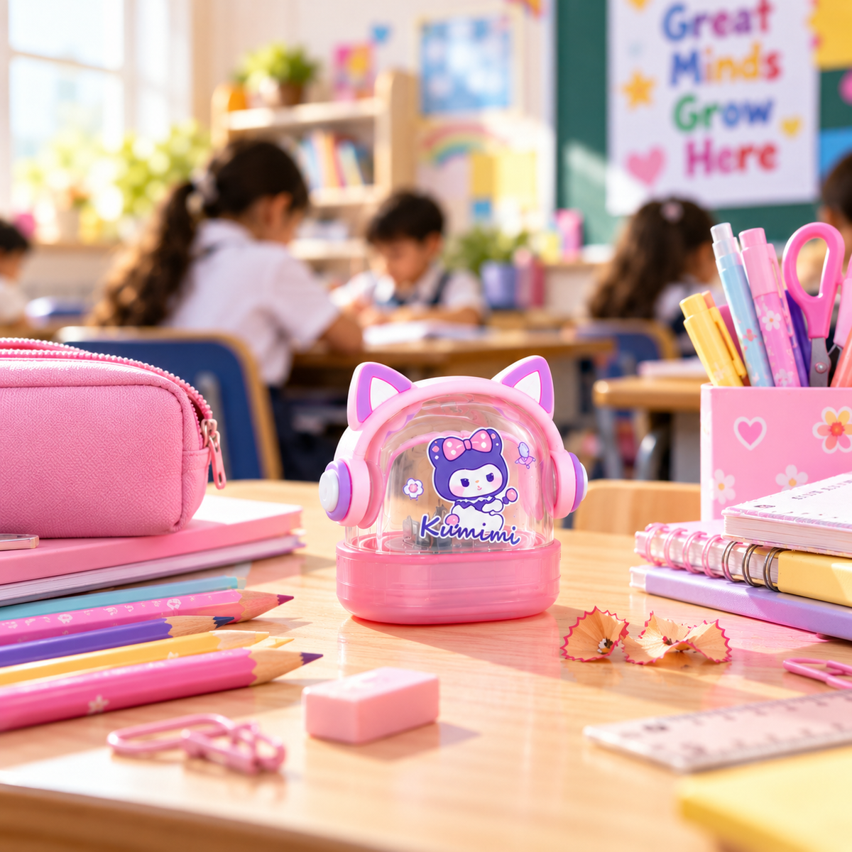 Kumimi Cat-Ear Pencil Sharpener