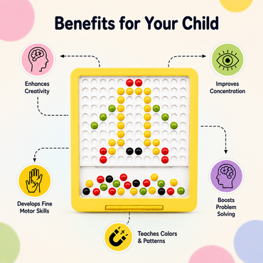Magnetic Drawing Board (20 Cartoon Patterns)