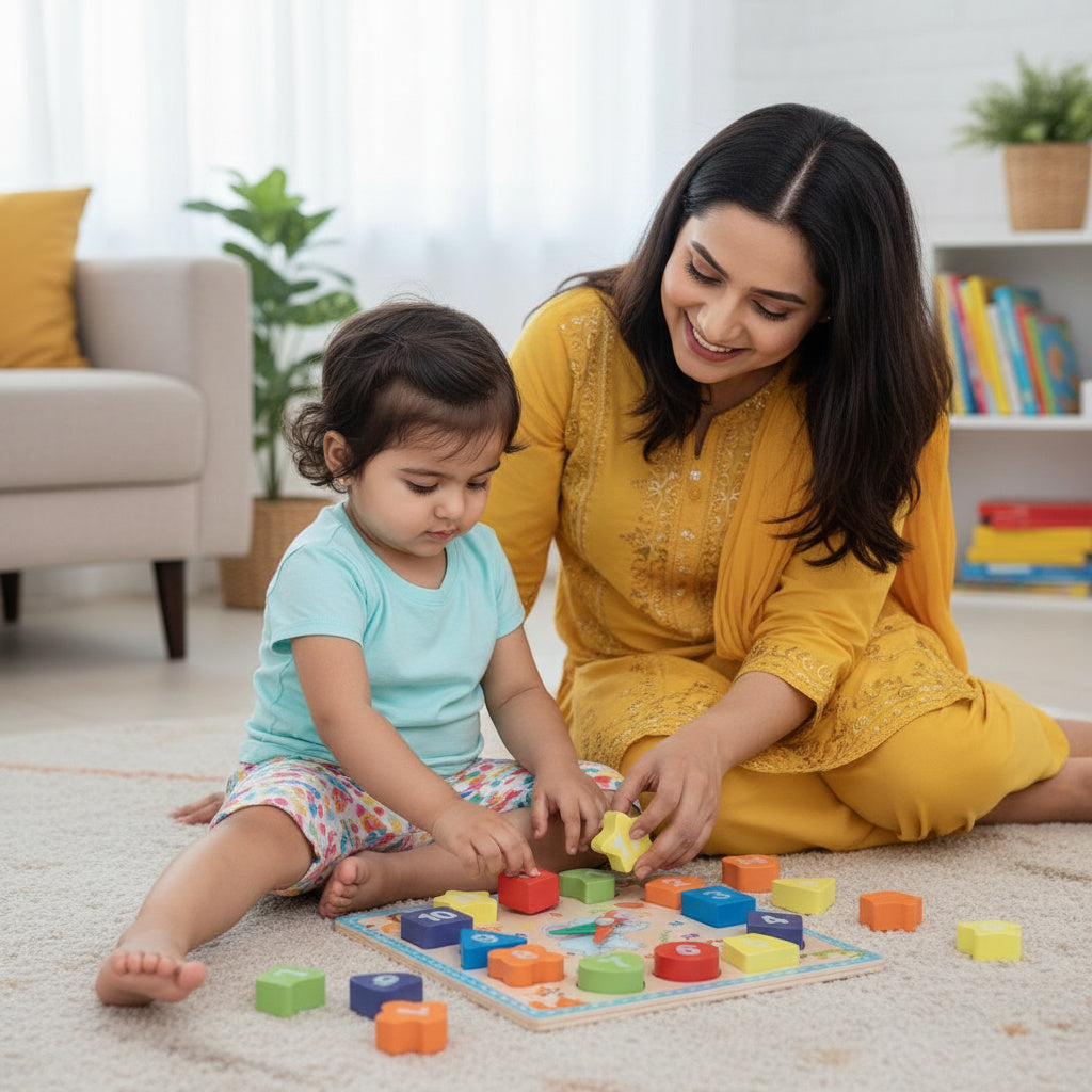 Montessori Wooden Clock Puzzle