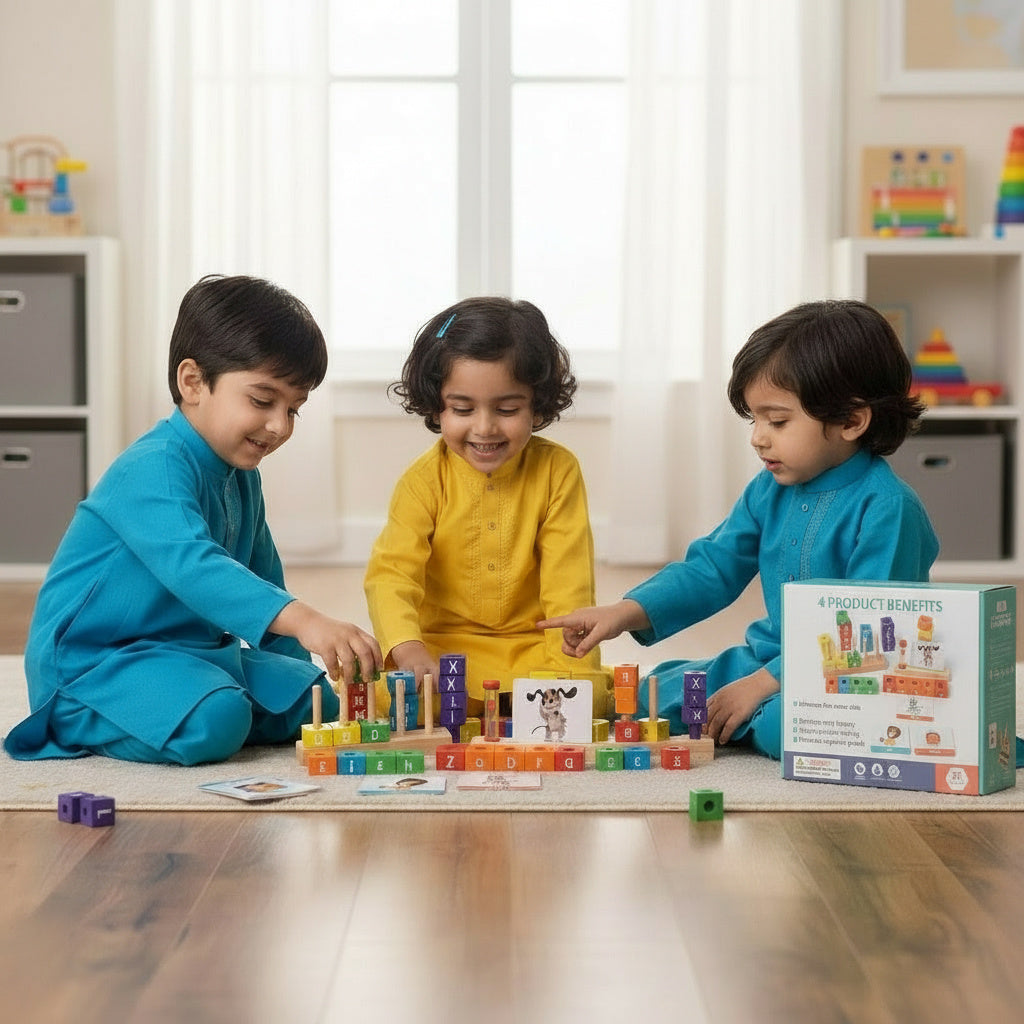 Five Pillar Spell the Word Set