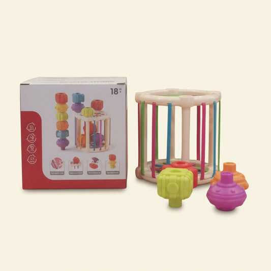 Stacking Bead Cage – Fine Motor Development Toy (18M+)