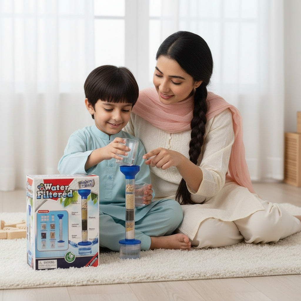 Water Filtration Science Kit for Kids – DIY Water Purifying Experiment