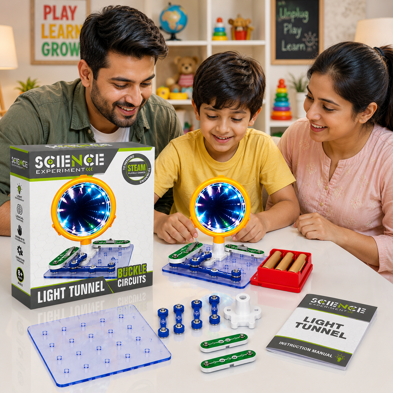 Science Experiment Light Tunnel