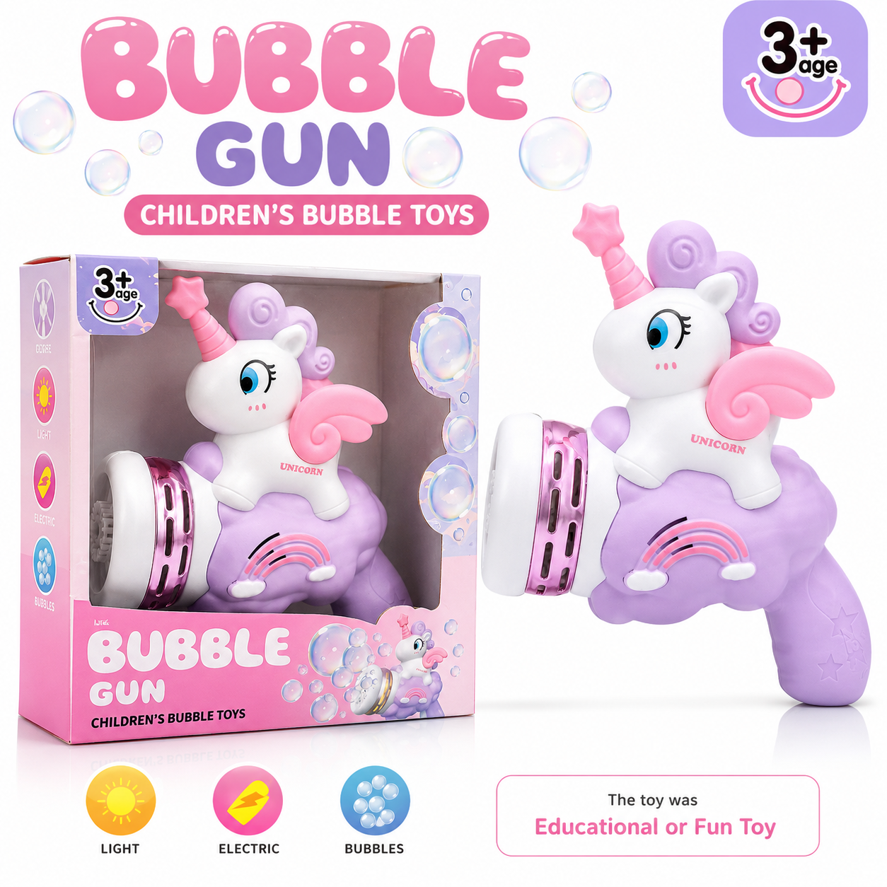 Unicorn Bubble Gun