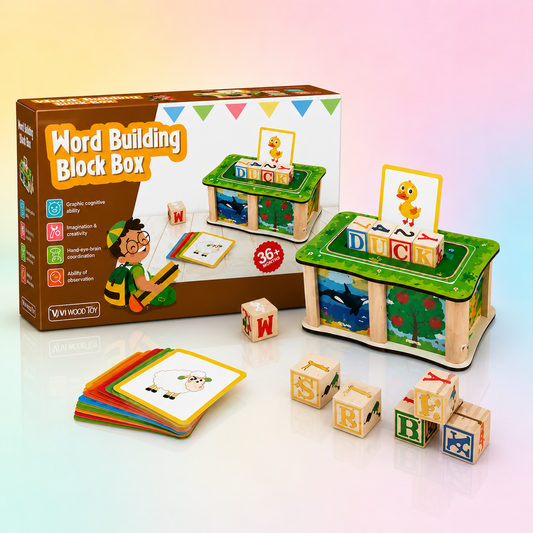 Word Building Block Box