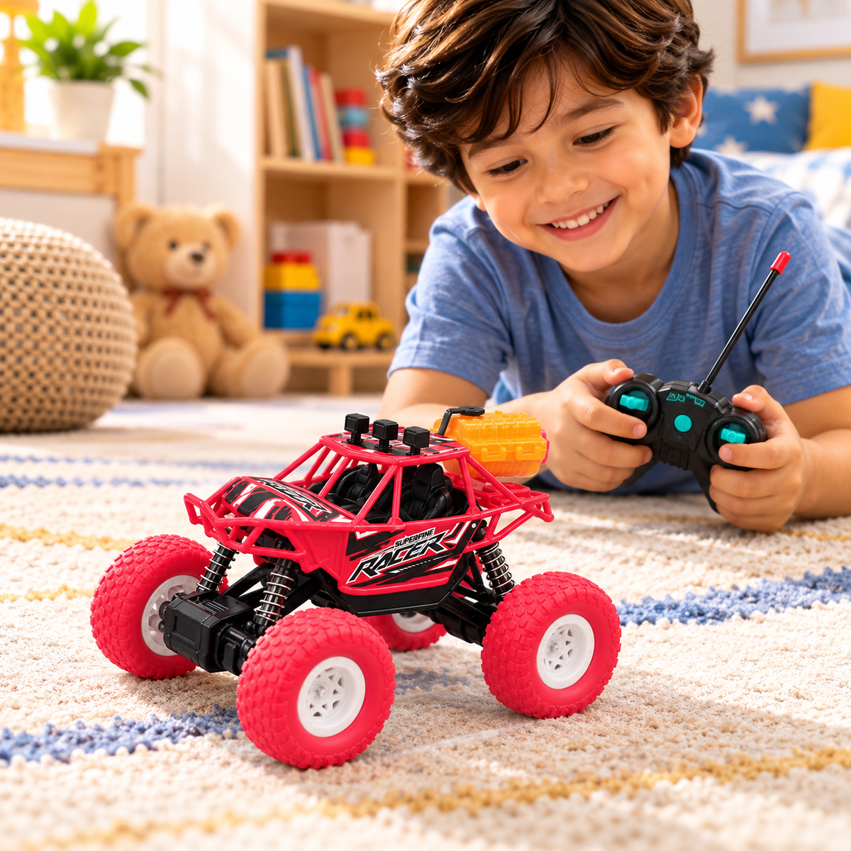 Climbing Remote Control Car for Kids – 40MHz RC Off-Road Car with Spray Effect