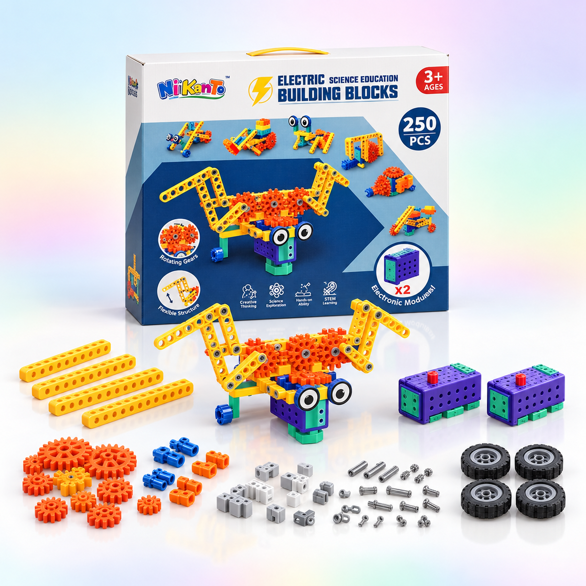 Electric Science Building Blocks (250+ Pcs)