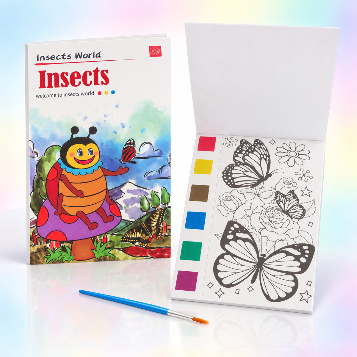 Insects World Coloring Book