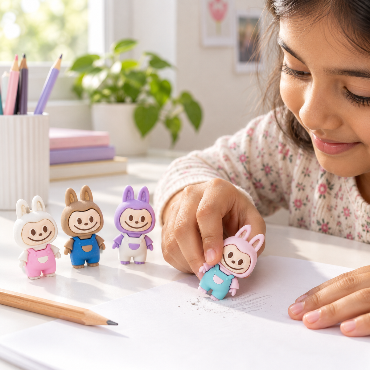 Labubu Erasers for Kids