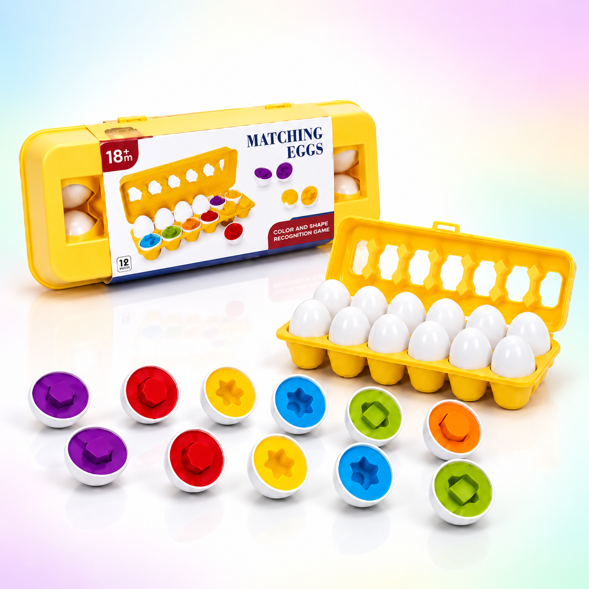 Matching Eggs (12 Pcs)