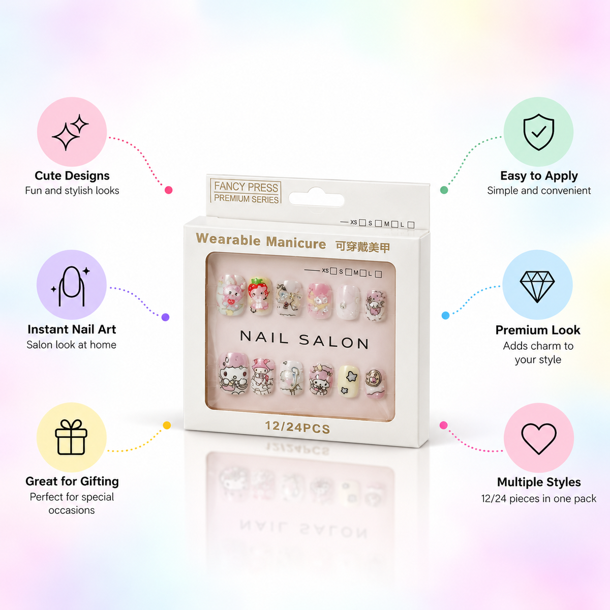 Wearable Manicure – Colorful Kids Nail Art