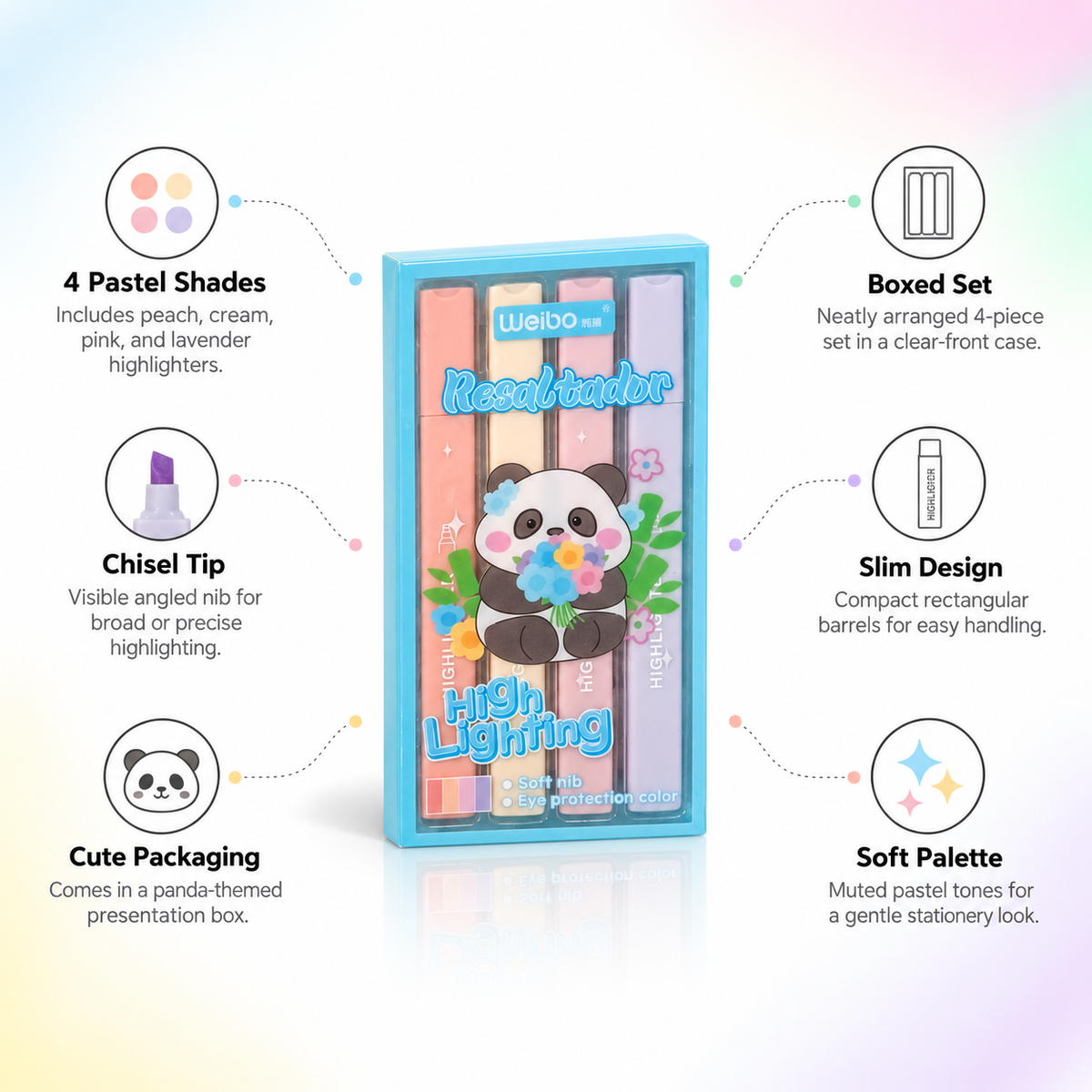 PANDA HIGHLIGHTERS