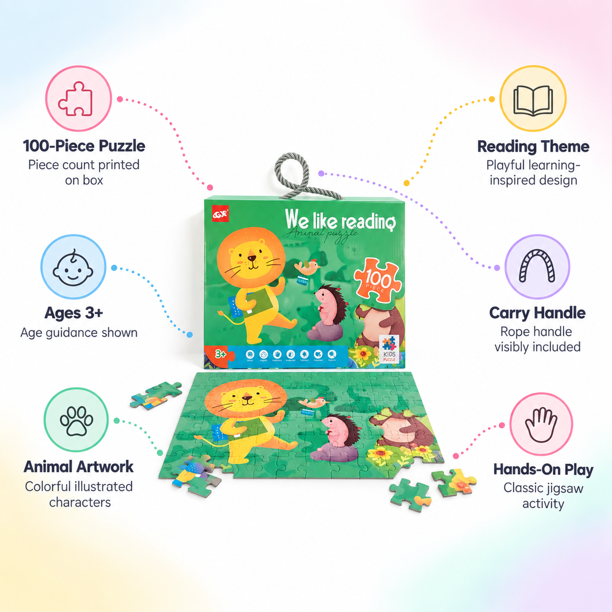 Jungle Puzzle – 100 Pcs