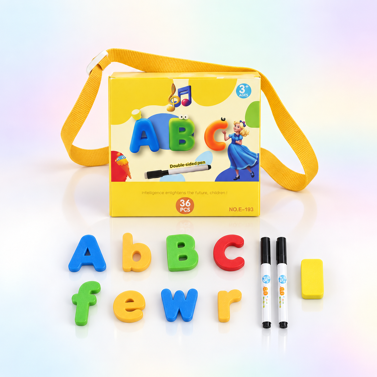 ABC Erasable Magnetic Letters Learning Set | 36 Pieces