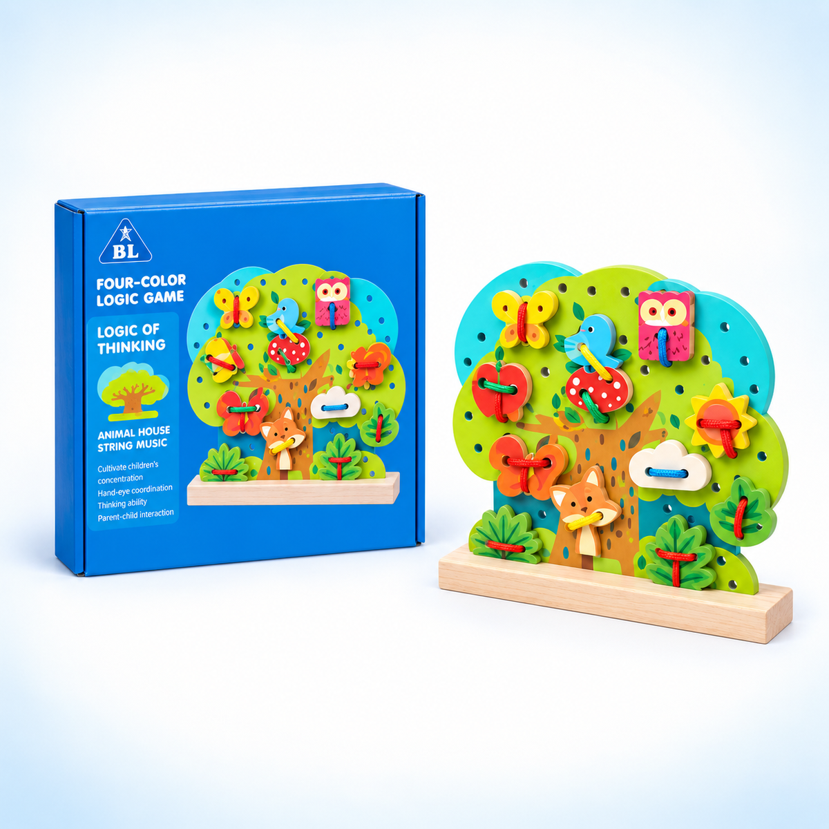 Logic Maze Lacing Game (Tree House)