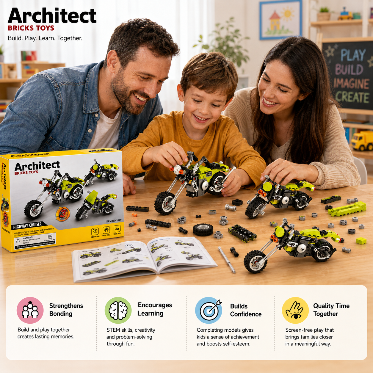 Architect Bricks Toys (Highway Cruiser)