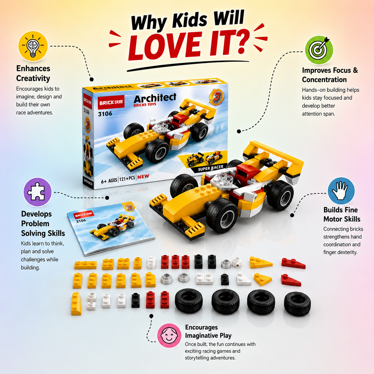 Architect Bricks Toys (Super Racer)