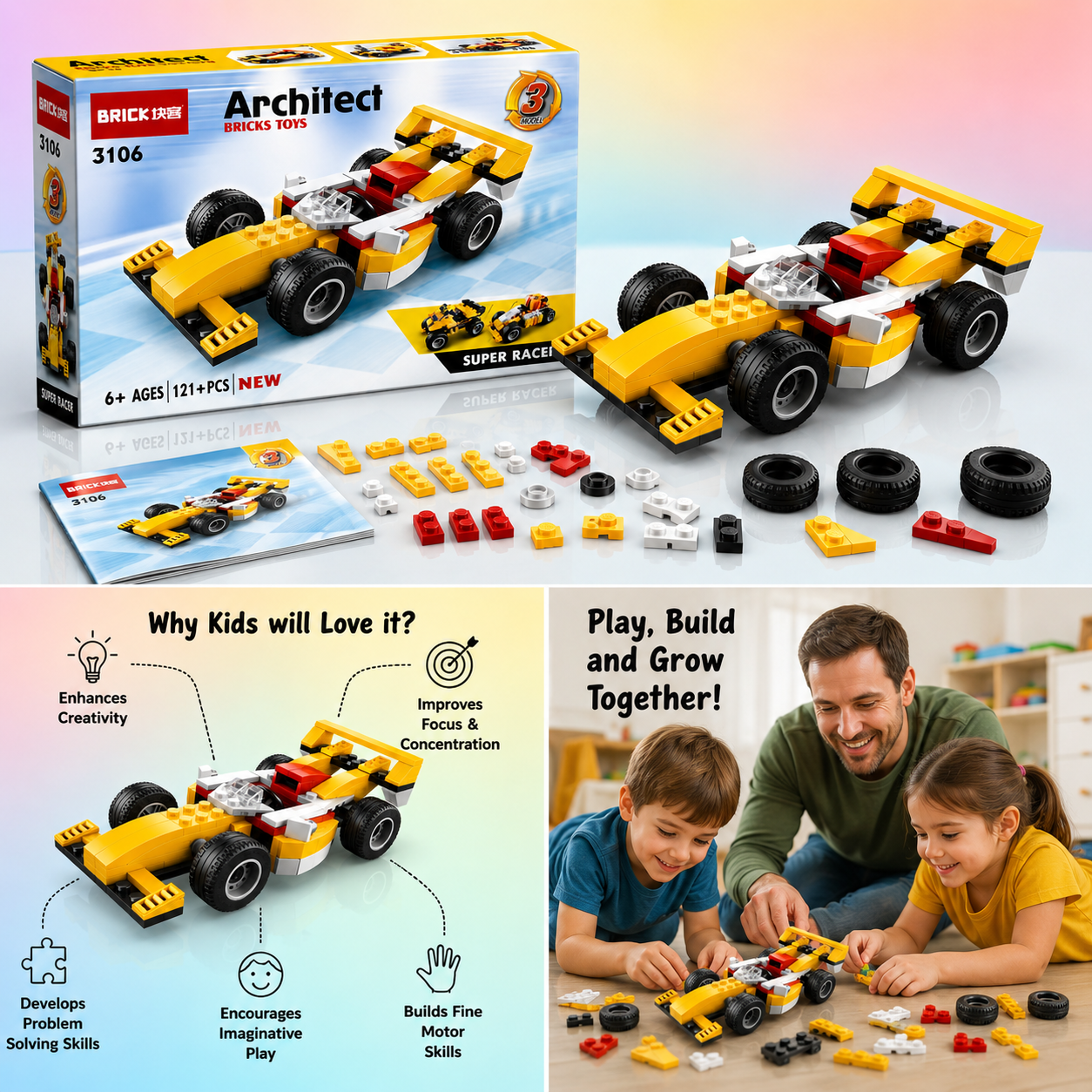 Architect Bricks Toys (Super Racer)