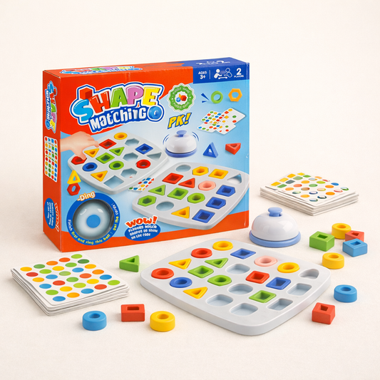 Shape & Color Matching Educational Board Game for Kids