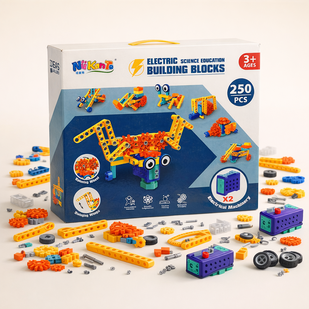 Electric Science Education Building Blocks (250+ Pieces)