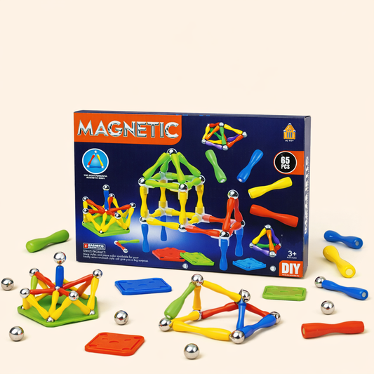 Magnetic Building Blocks Construction Set – STEM Educational Toy for Kids