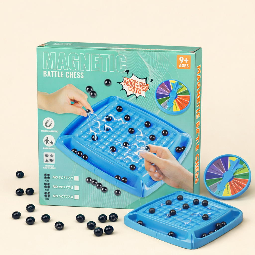 Magnetic Battle Chess – Strategic Magnetic Board Game for Kids & Families