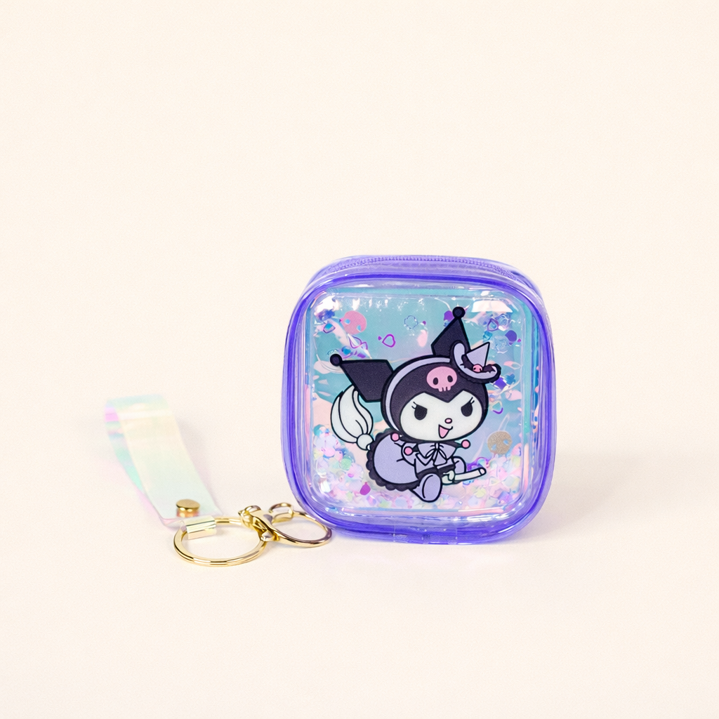 Cute Glitter Liquid Sensory Keychain Toy for Kids