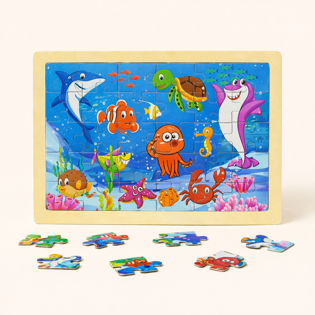 30Pcs Jigsaw Puzzle Set Sea Life