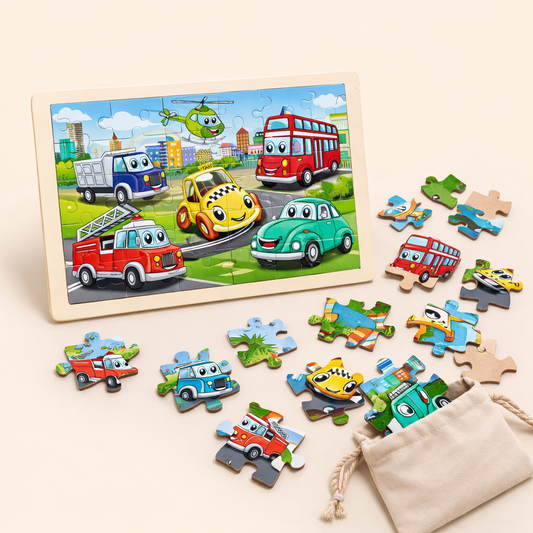 30Pcs Jigsaw Puzzle Set Transport