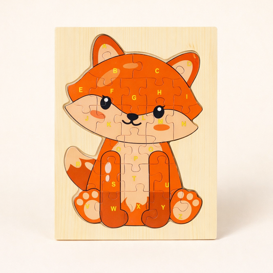 Alphabetic Jigsaw Puzzle Fox