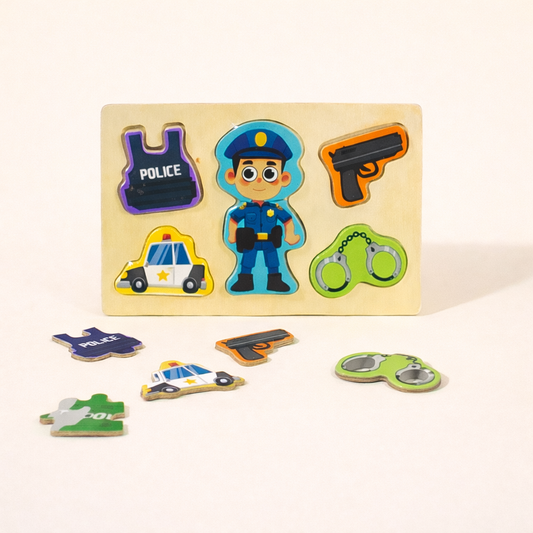 3D Puzzle Blocks Professions (Police)