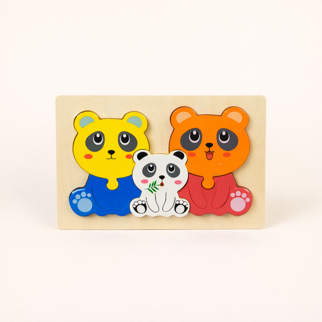 3D Puzzle Block Family Panda